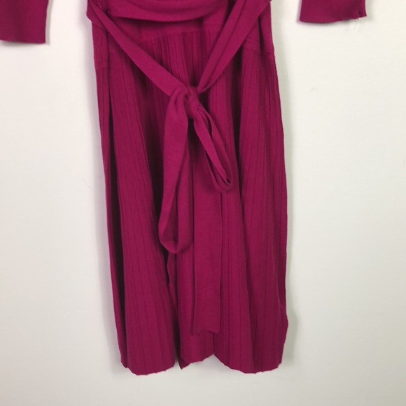 💲SOLD 💲SOLD RALP LAUREN NWT Plum knit dress, belt, Size: XL - Picture 4 of 11